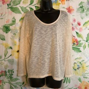 Light knit, cream and color size medium